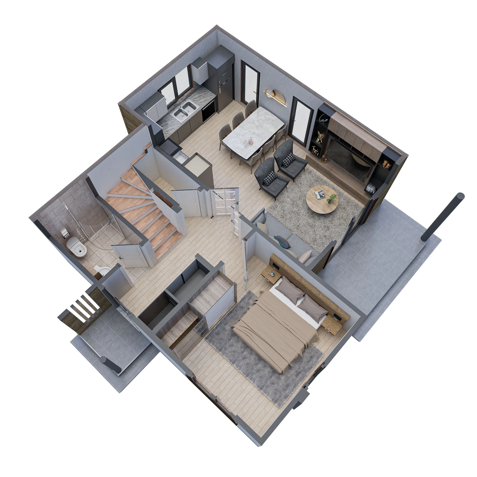 133ME  3+1 DUBLEKS - 10