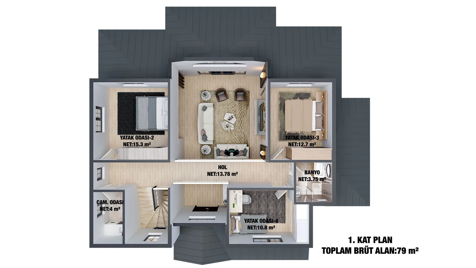 252M2   5+1 DUBLEKS - 16
