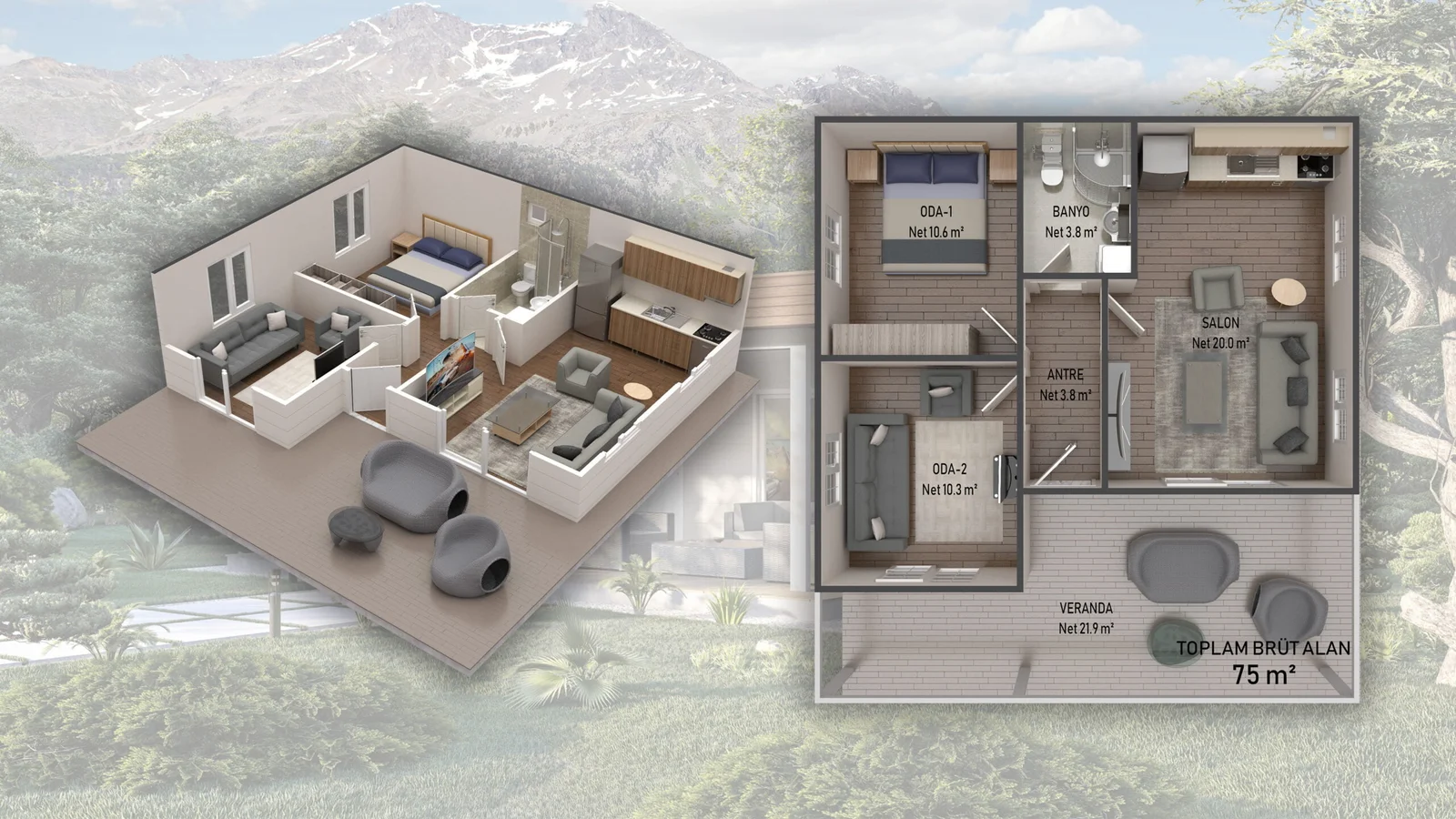 75M2 DЪZ CATI TEK KAT - 5